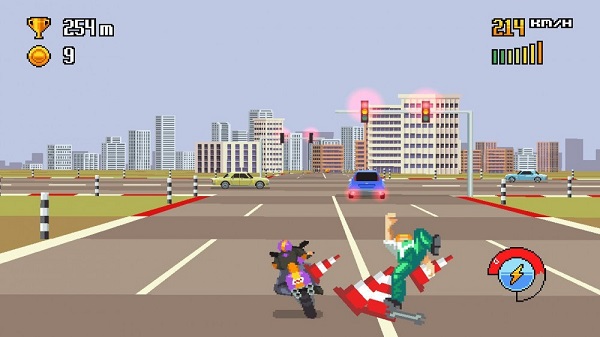 像素摩托车游戏(Retro Highway)截图5