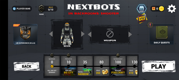 nextbots密室射手最新版截图3