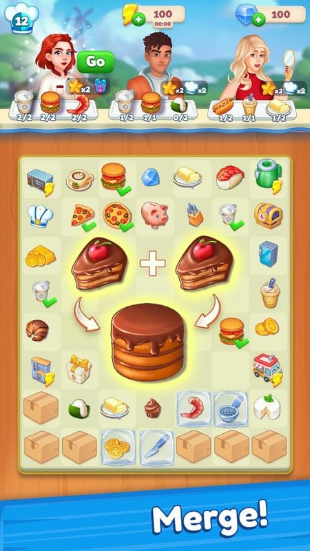 合并梦想餐厅无限金币钻石版 合并梦想餐厅破解版下载