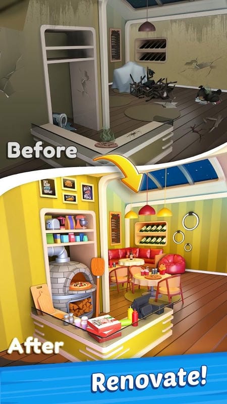 合并梦想餐厅无限金币钻石版截图2