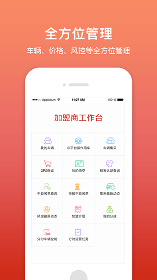 悟空租车商家版app截图4