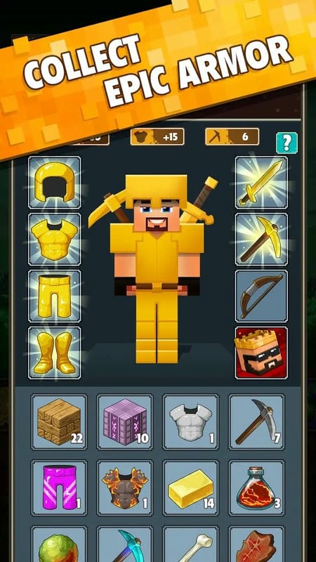 我的点击世界无广告版(MineTap 3D)截图2
