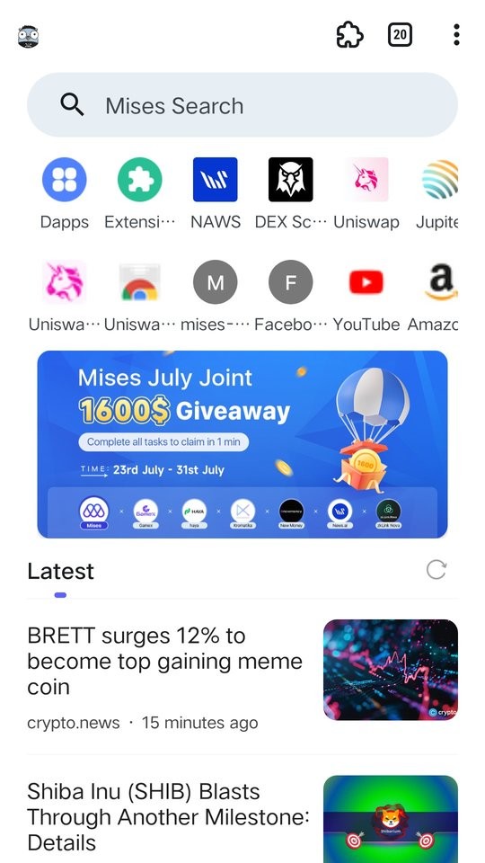 Mises浏览器最新版本截图2