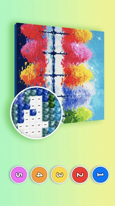 钻石填色小游戏截图2