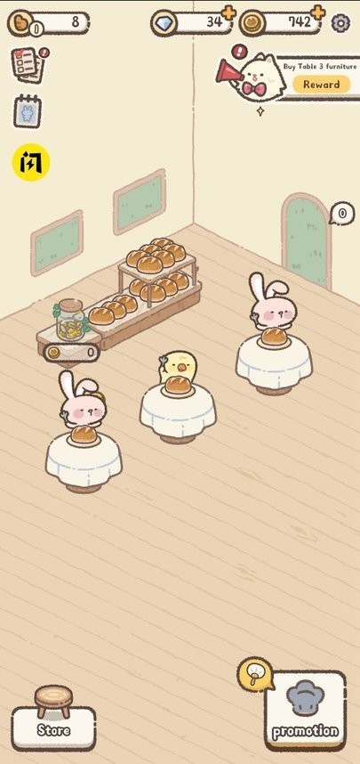 喵喵面包店最新版(Meow Bakery)截图3