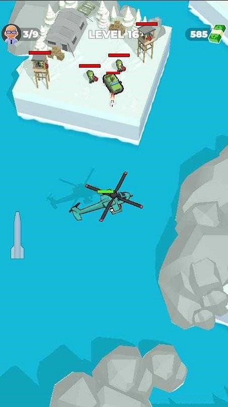 直升机攻击之无限金币最新版(Helicopter)截图1