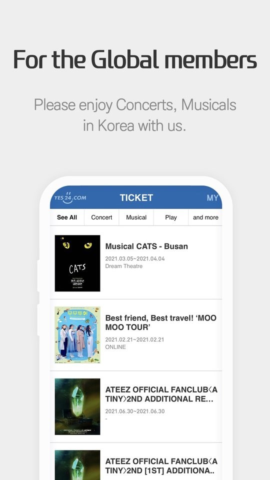 yes24 ticket国际版app截图1
