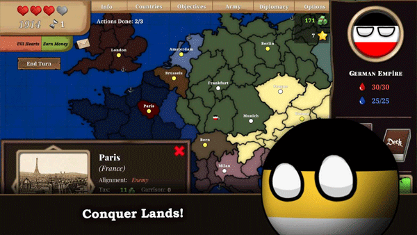 国家球欧洲1890游戏(Countryball Europe 1890)截图2