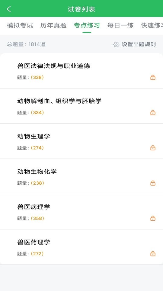 兽医资格考试题库最新版下载