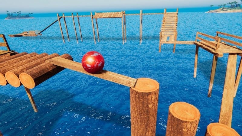 极限球平衡器游戏(Ball Roll Island Survival)截图1