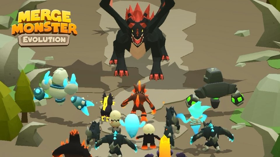 怪物进化之旅免广告版(Merge Monster Evolution)截图1