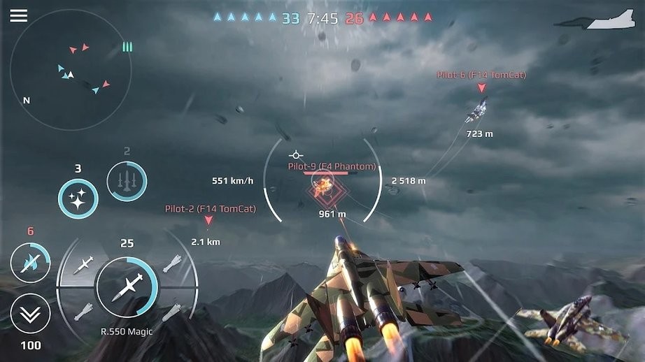 皇牌空战X2联合攻击手游截图1