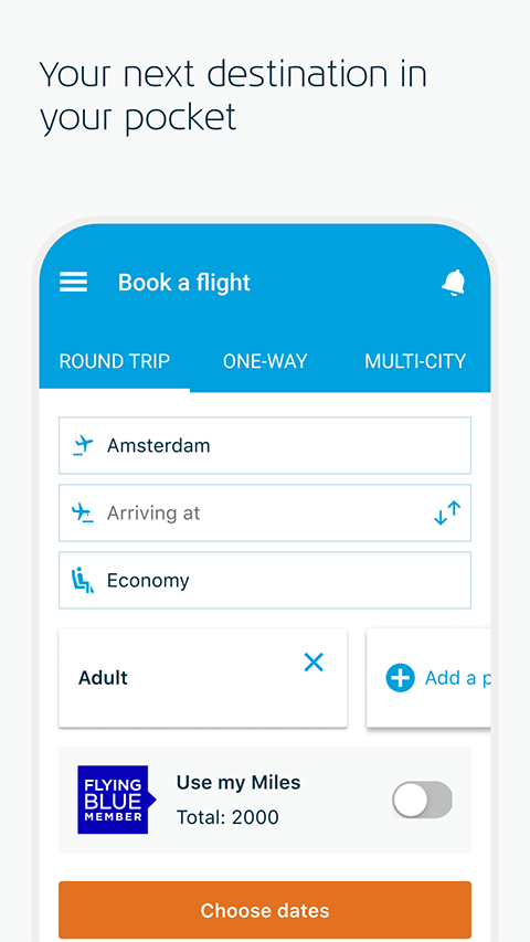 荷兰皇家航空app(KLM)截图1