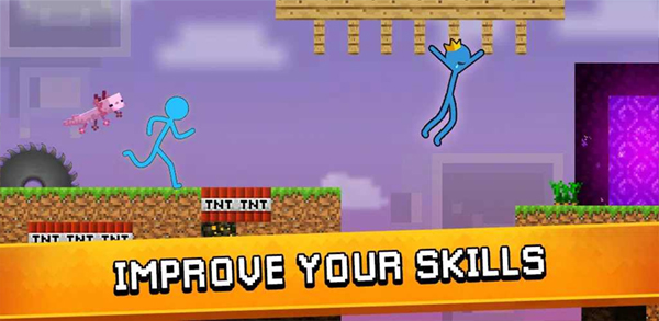 火柴人跑酷小游戏(Stickman Parkour)截图4