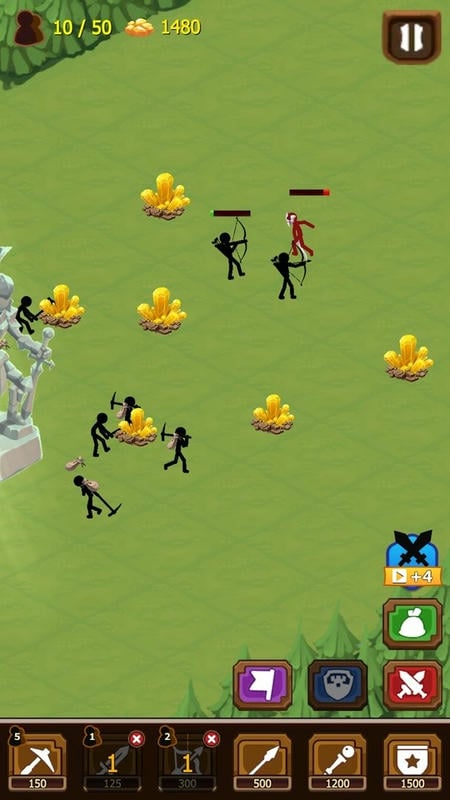 火柴人战争4官方正版(Stickman War 4)截图3