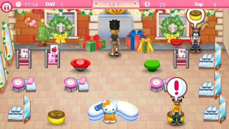 凯蒂猫的美容店手游(Hello Kitty Christmas)截图3
