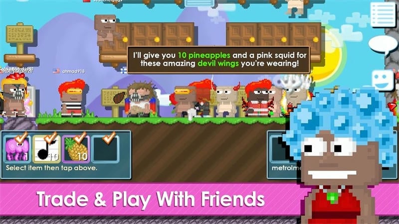 建造乌托邦游戏(Growtopia)截图1