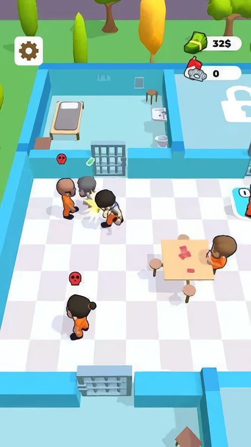 监狱闲置3D游戏破解版无限金币(Prison Idle)截图2