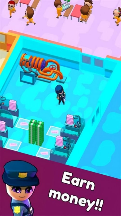 监狱闲置3D游戏破解版无限金币(Prison Idle)截图3
