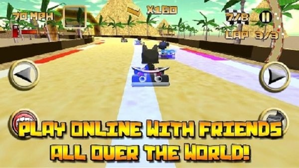 疯狂卡丁车游戏(Krazy Kart Racing)截图1