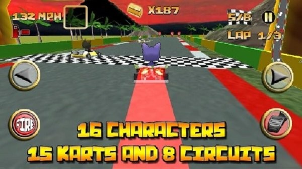 疯狂卡丁车游戏(Krazy Kart Racing)截图3