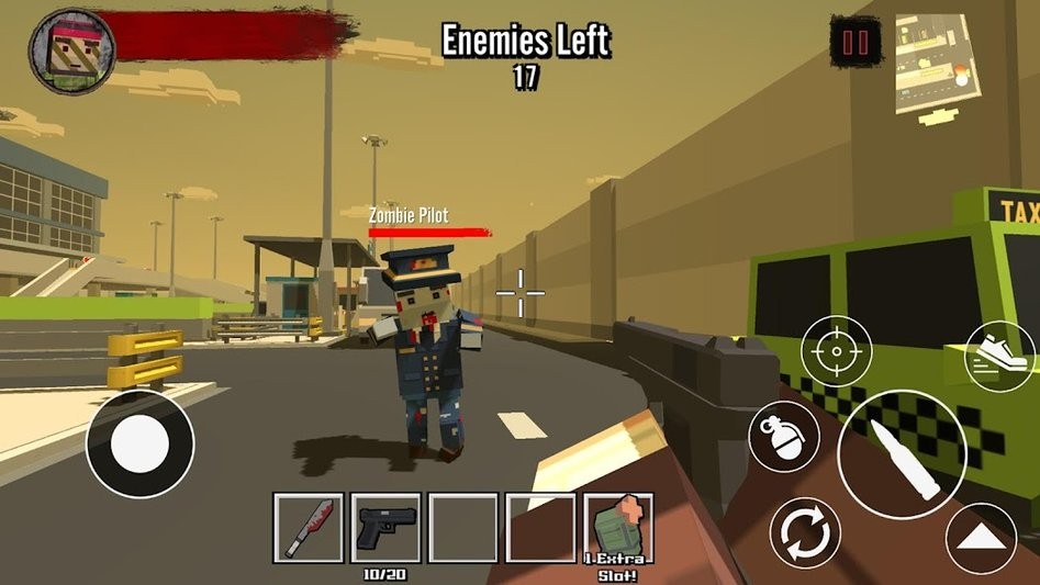 方块僵尸生存2内置作弊菜单(Blocky Zombie Survival 2)截图1