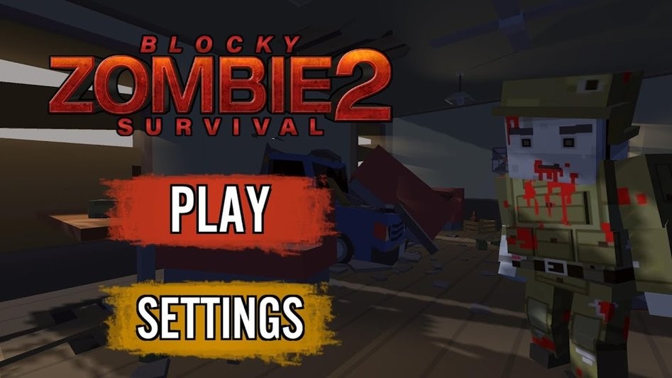方块僵尸生存2内置作弊菜单(Blocky Zombie Survival 2)截图2