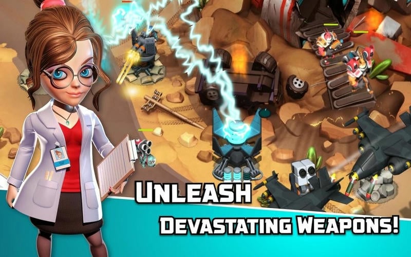 异星入侵td全英雄破解版(Alien Creeps)截图2