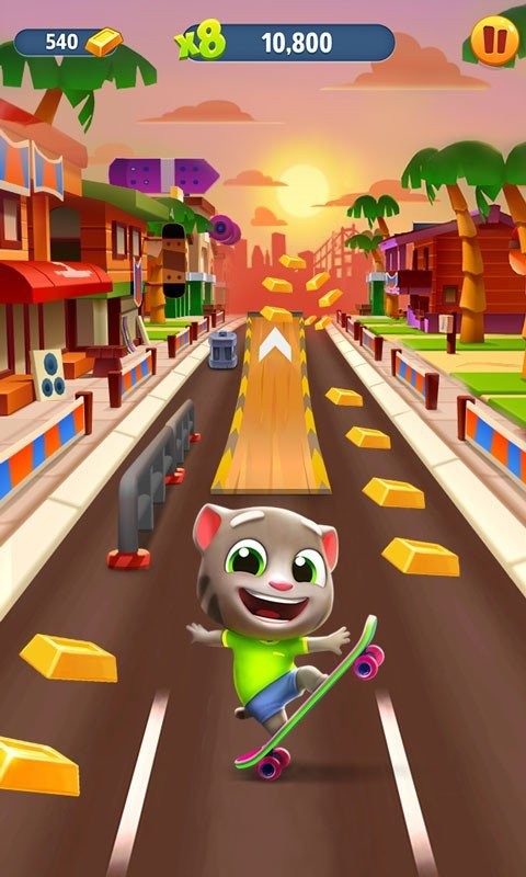 汤姆猫跑酷oppo手机版截图2
