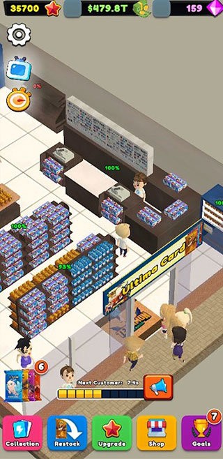 闲置卡牌店大亨Mod无限金币钻石截图2