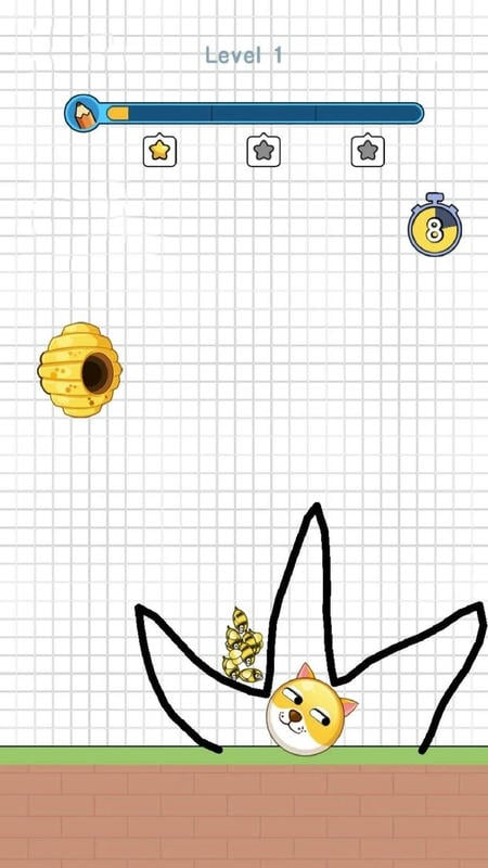 画线救狗狗游戏无广告(Save the Doge)截图2