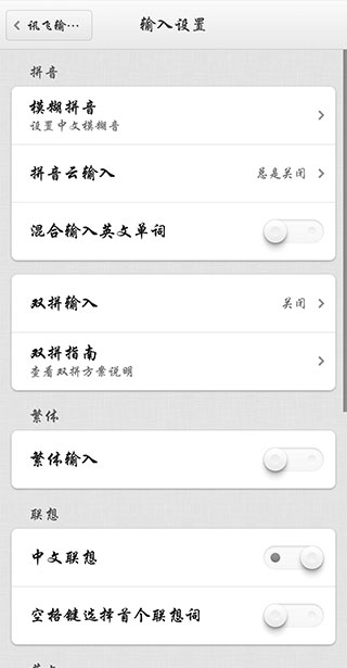 讯飞输入法锤子定制版截图1