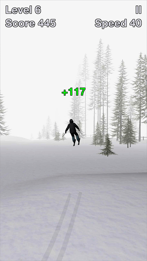 滑雪跑酷大冒险游戏(Alpine Ski III)截图3