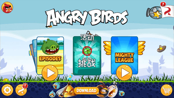 愤怒的小鸟1原版手机版(Angry Birds)截图4