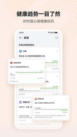 华为运动健康计步器手机版截图2