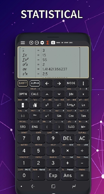 夏普数学计算器软件(991 ES)截图3
