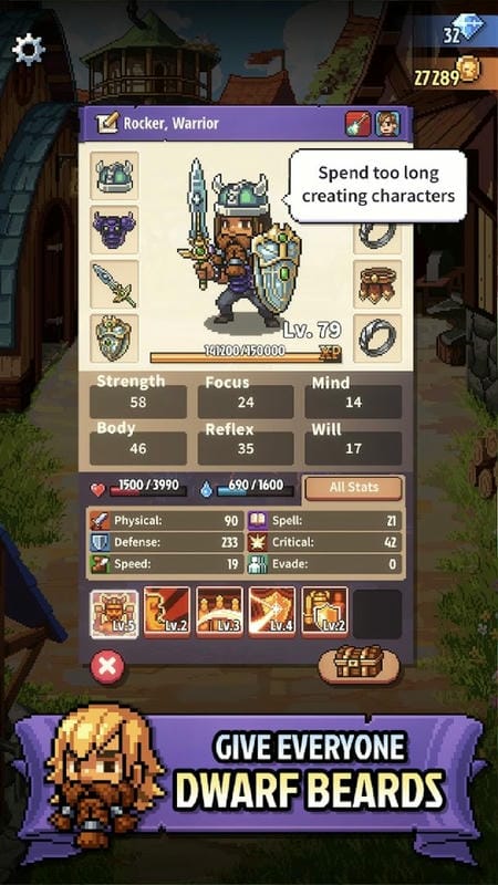 骑士经理3破解版(Knights of Pen and Paper 3)截图2