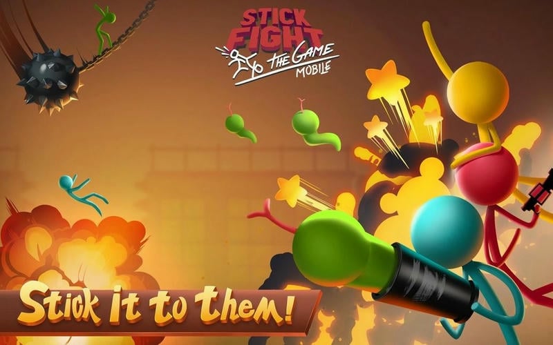 逗斗火柴人国际服最新版(stick fight the game)截图1