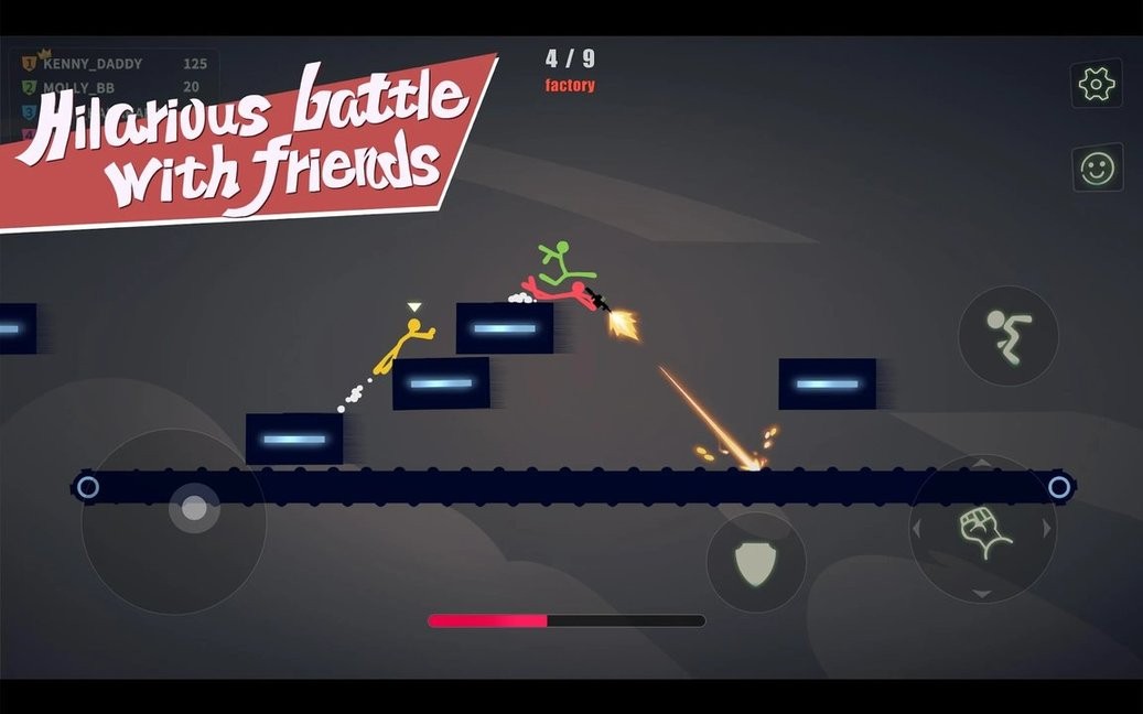 逗斗火柴人国际服最新版(stick fight the game)截图2