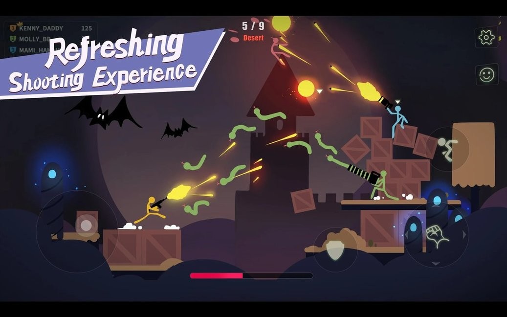逗斗火柴人国际服最新版(stick fight the game)截图3