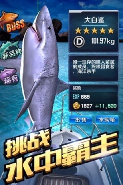 口袋钓鱼游戏