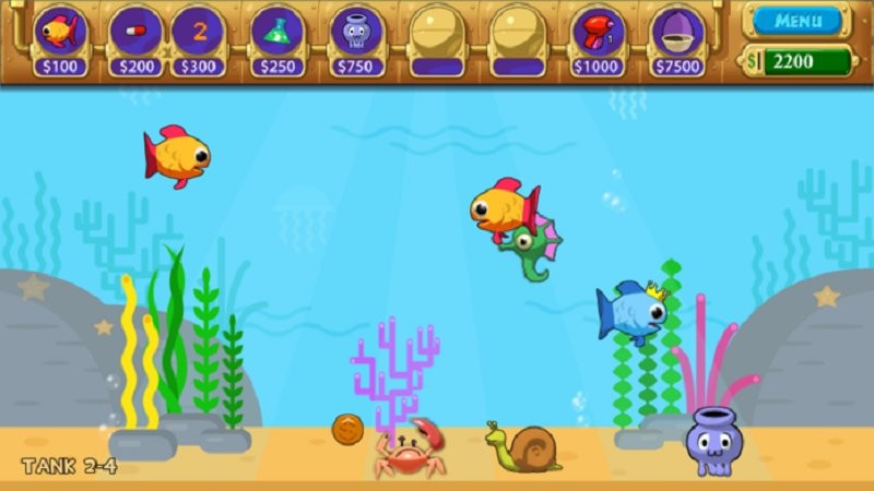 疯狂水族馆手机版(Mad Fish Deluxe)截图1