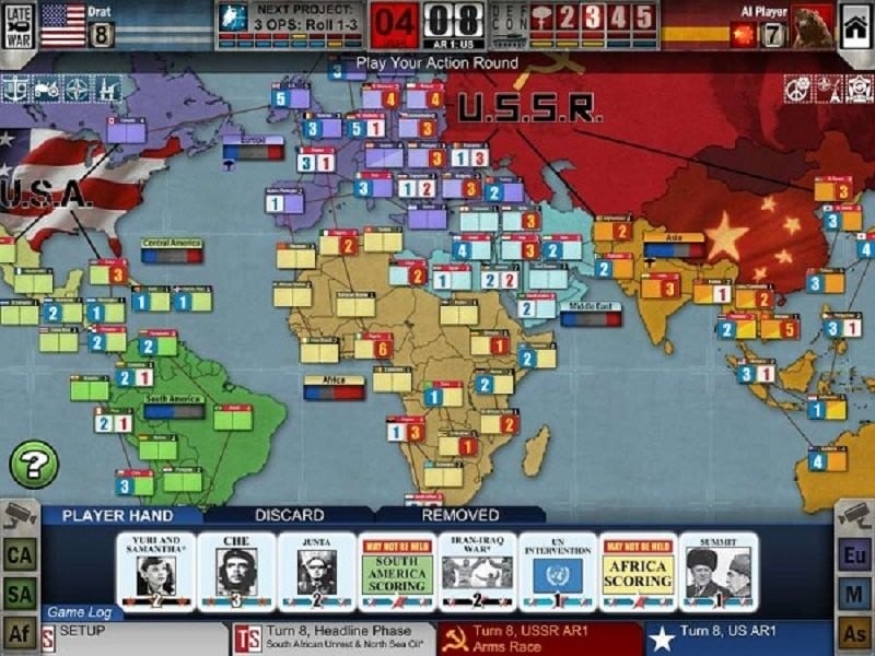 冷战热斗汉化版(Twilight Struggle)截图1