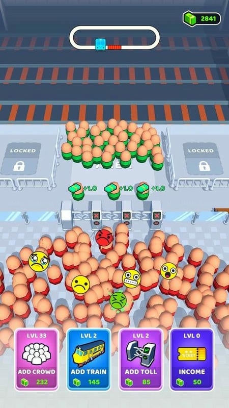 地铁人群游戏破解版(Subway Crowd)截图3