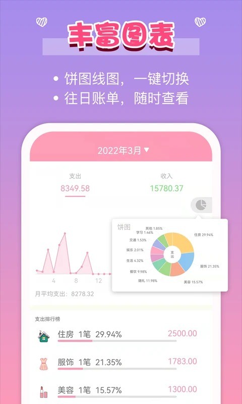 女生记账手机版截图2