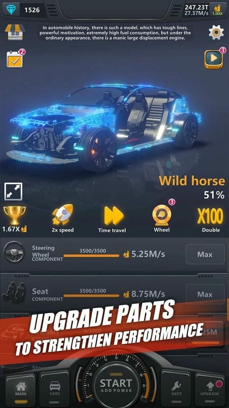 汽车工厂大亨无限金币无限钻石(Car Factory Tycoon)截图3