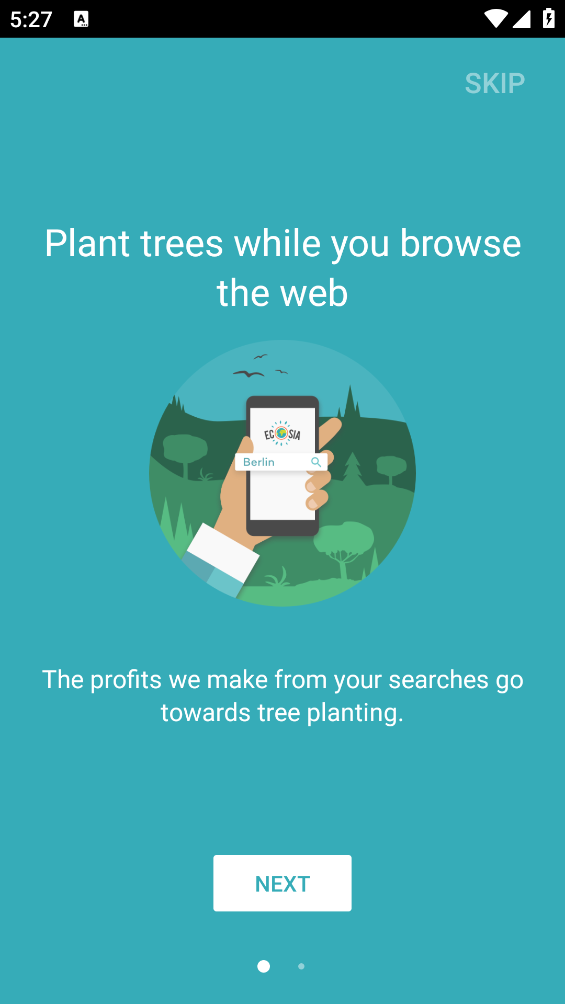 ecosia浏览器app截图1