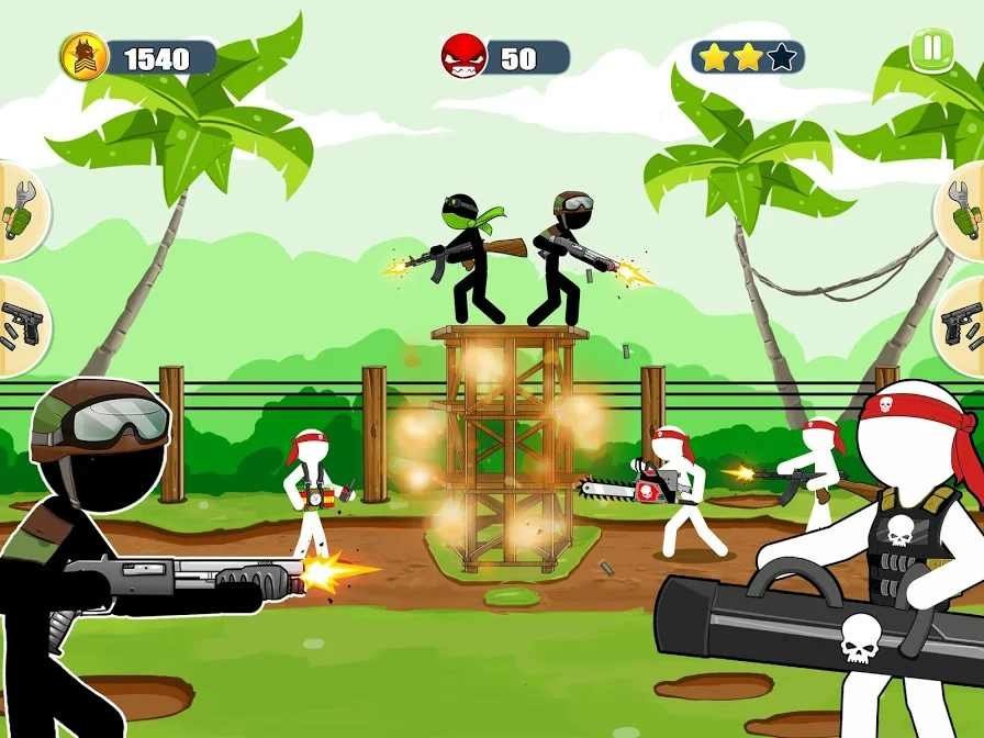 火柴人的抵抗手游(Stickman Army The Resistance)截图1