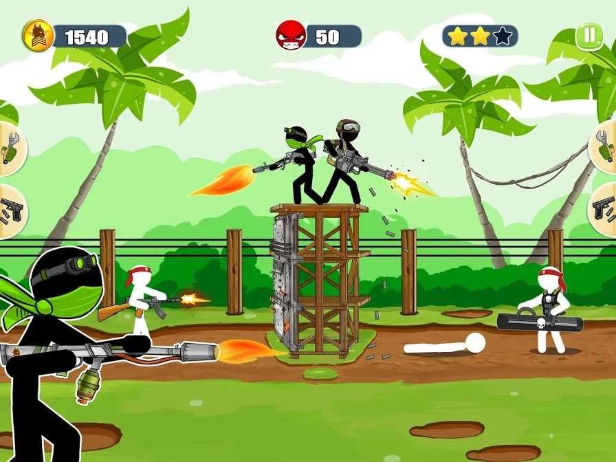 火柴人的抵抗手游(Stickman Army The Resistance)截图2