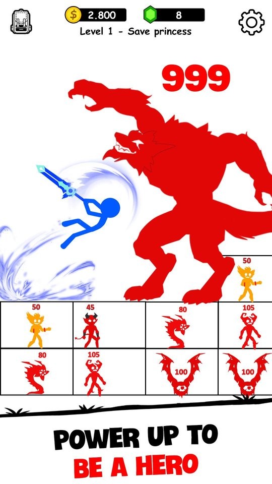棍棒英雄破解版截图2